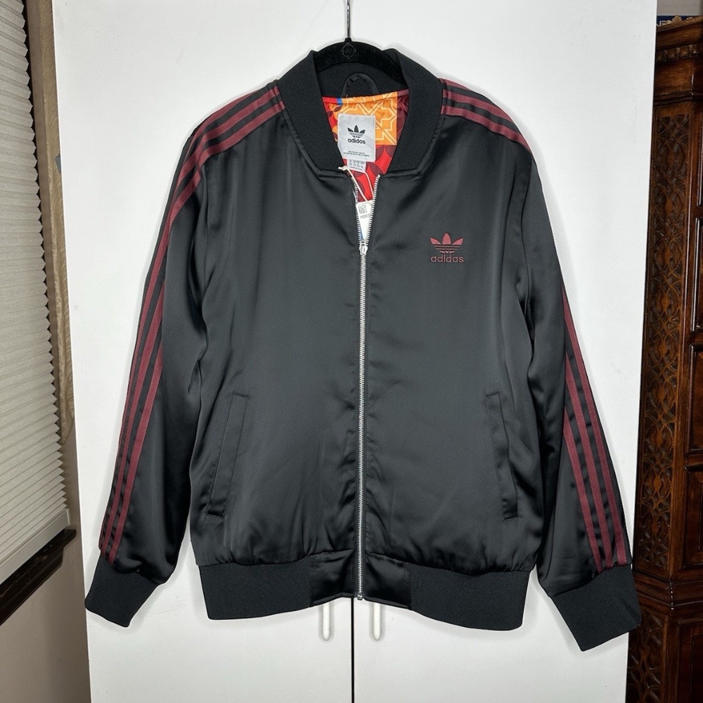 Adidas Originals Chinese New Year Bomber Jacket Black Womens Size Medium NEW